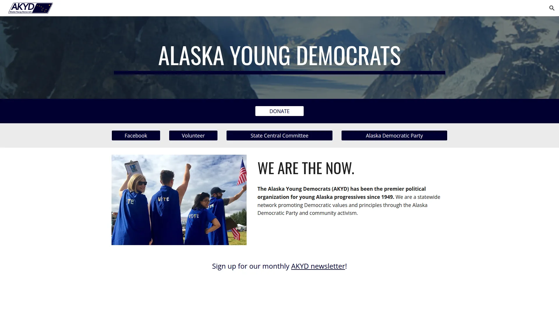 Desktop screenshot of Alaska