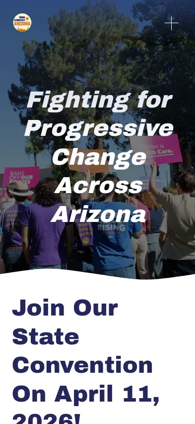 Mobile screenshot of Arizona
