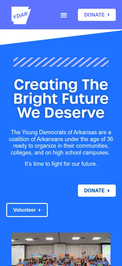 Mobile screenshot of Arkansas