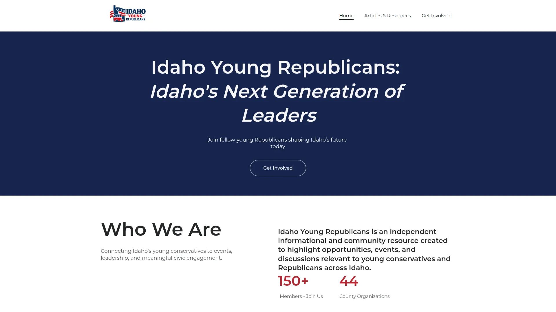 Desktop screenshot of Idaho