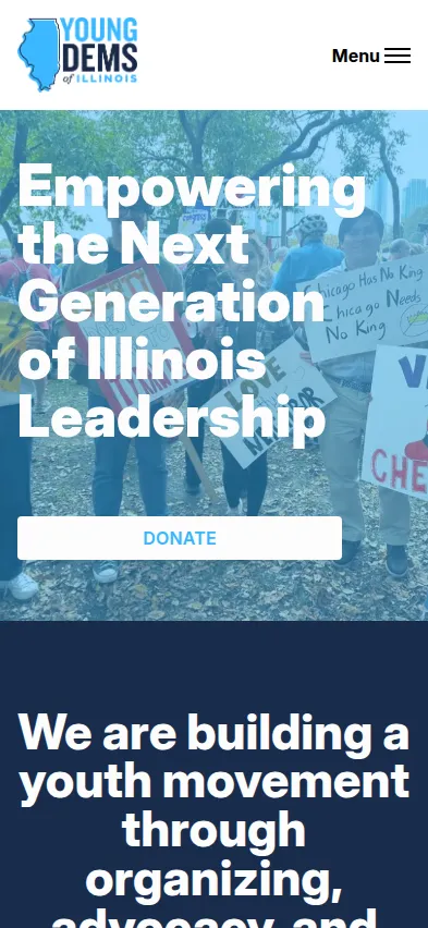 Mobile screenshot of Illinois