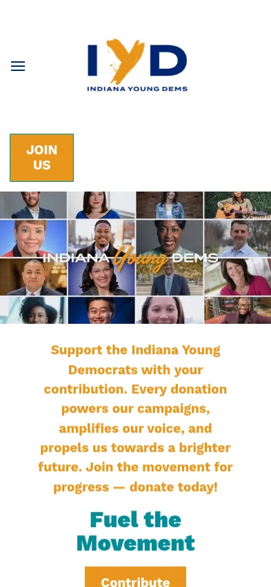 Mobile screenshot of Indiana
