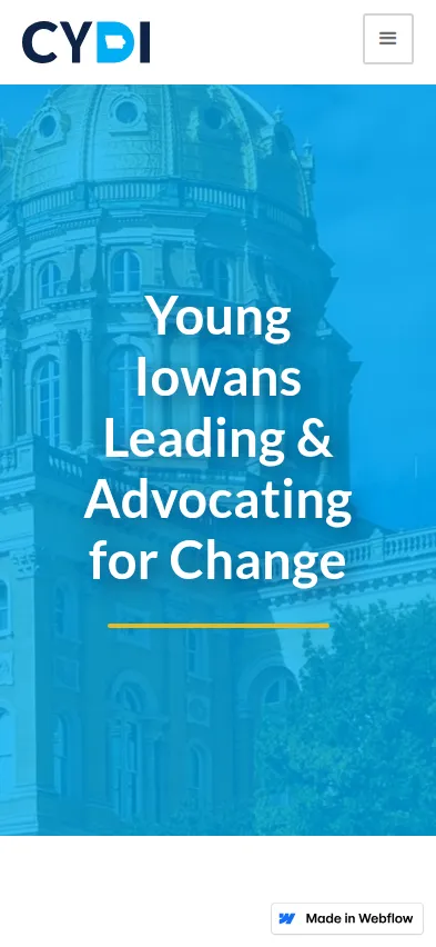 Mobile screenshot of Iowa
