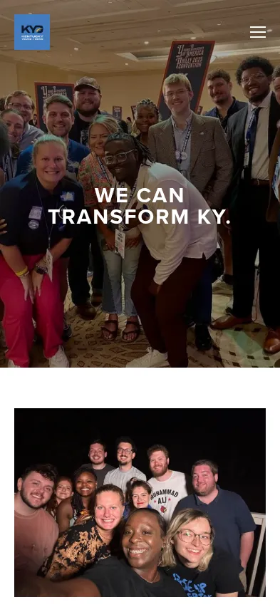 Mobile screenshot of Kentucky