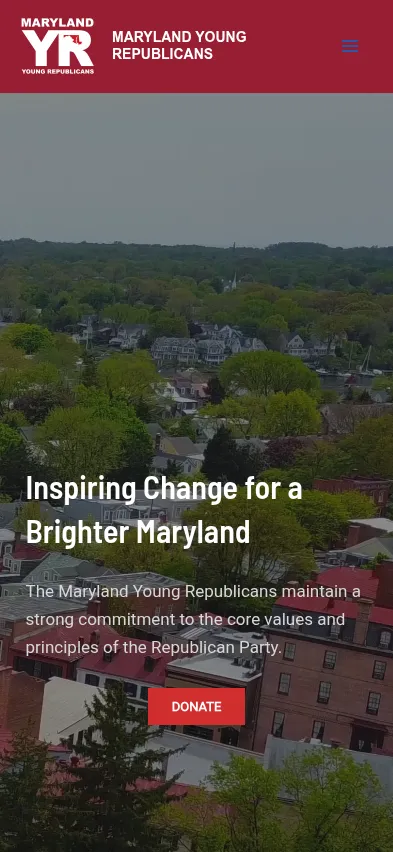 Mobile screenshot of Maryland