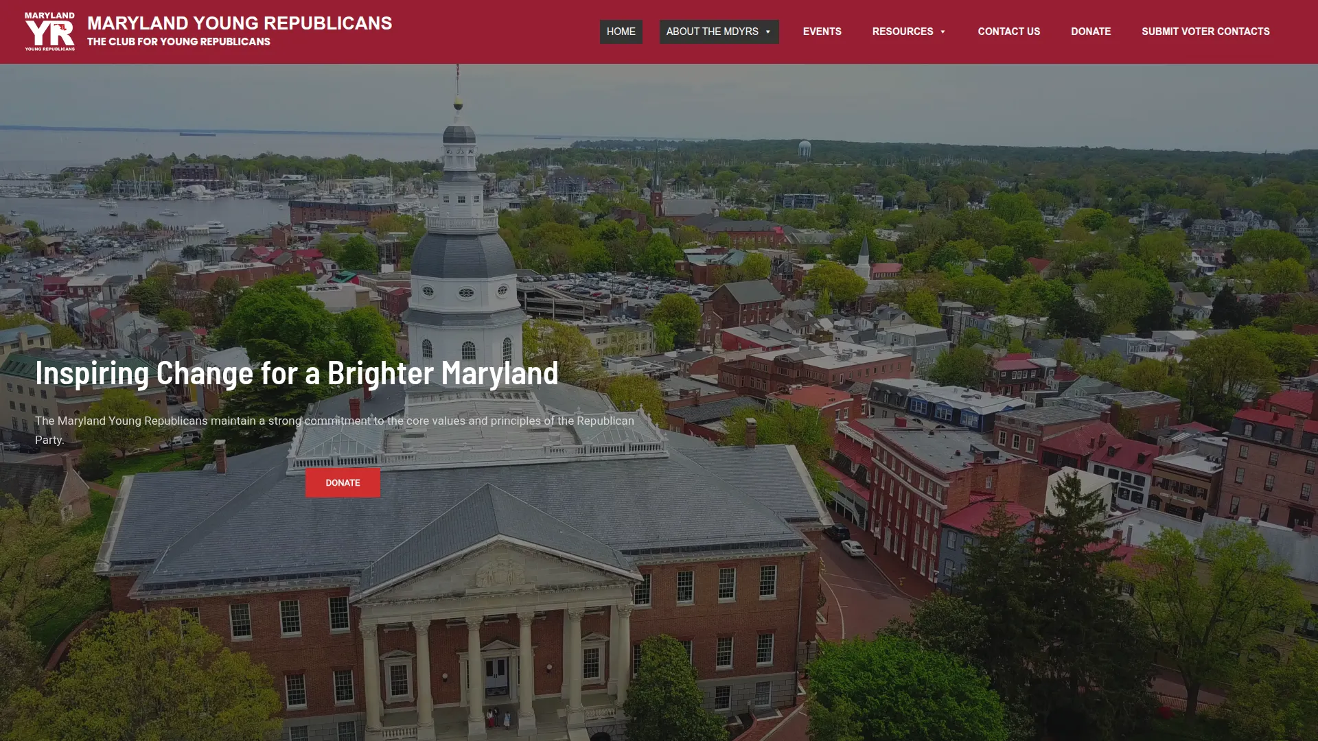 Desktop screenshot of Maryland