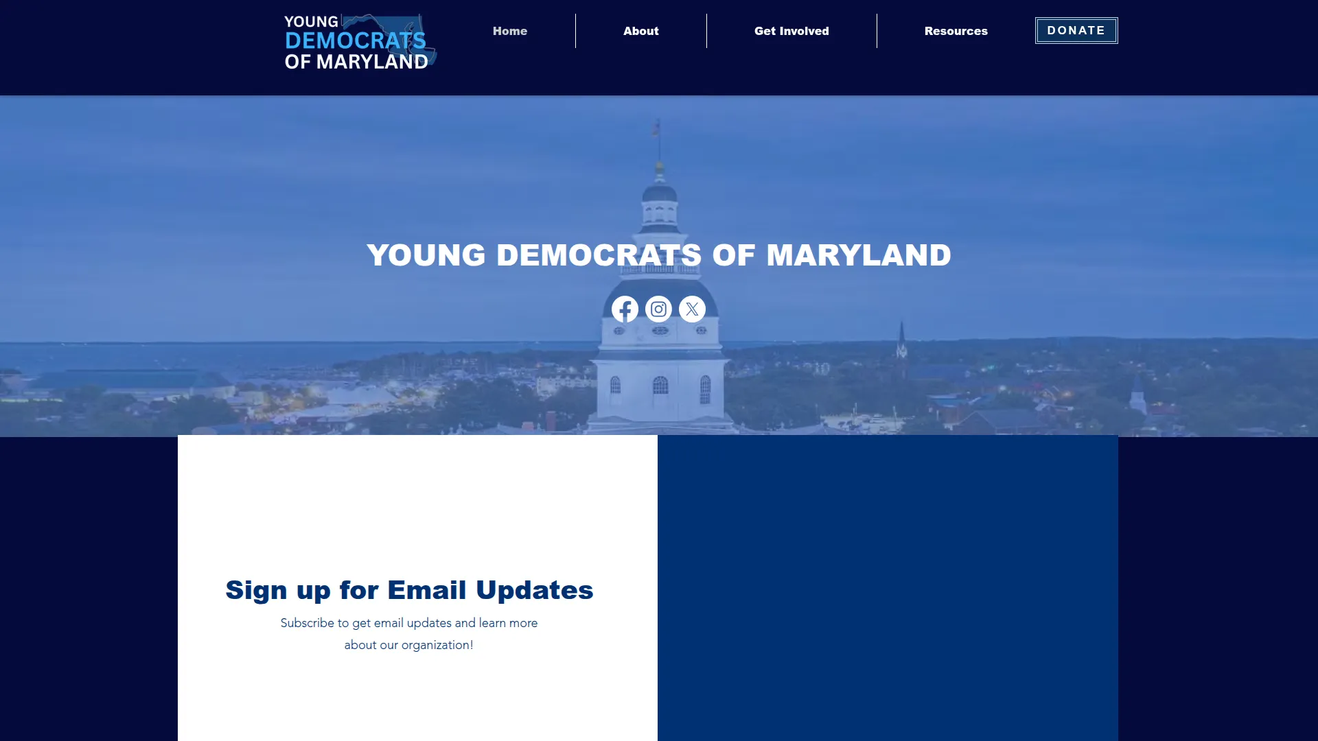 Desktop screenshot of Maryland