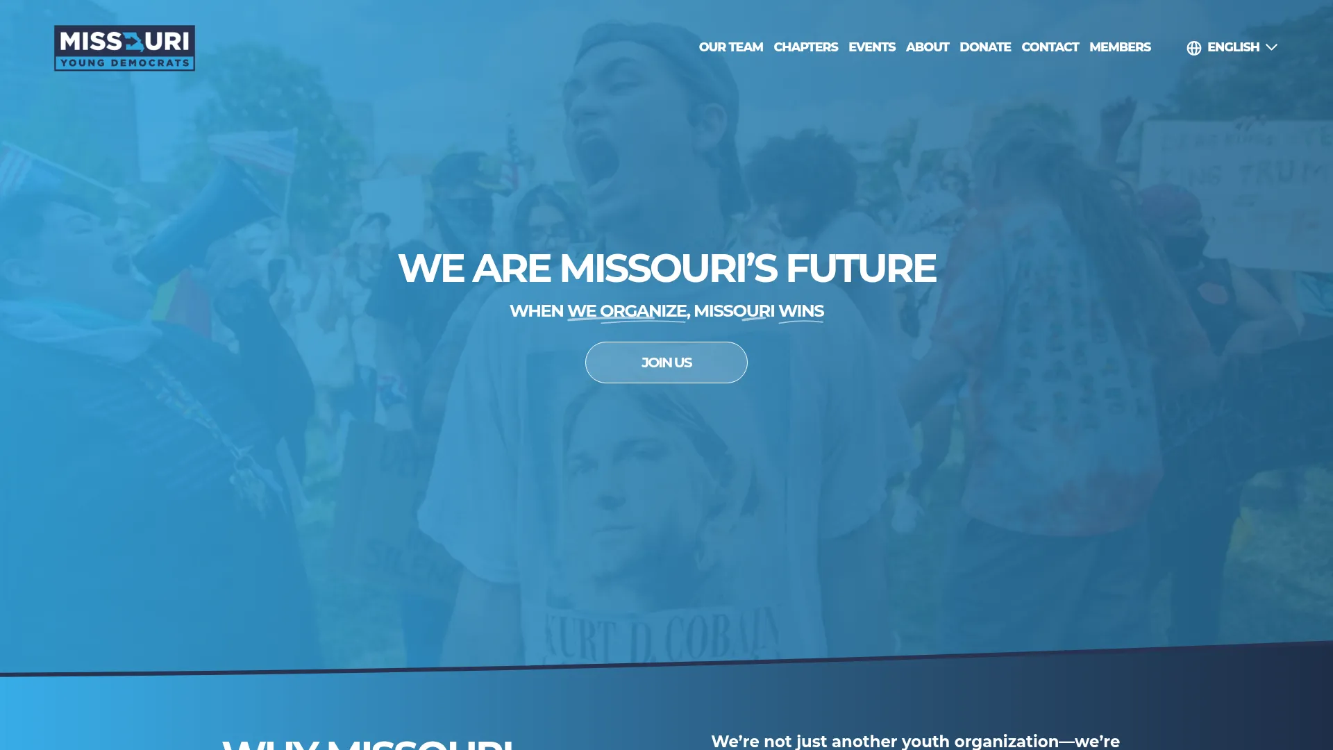 Desktop screenshot of Missouri
