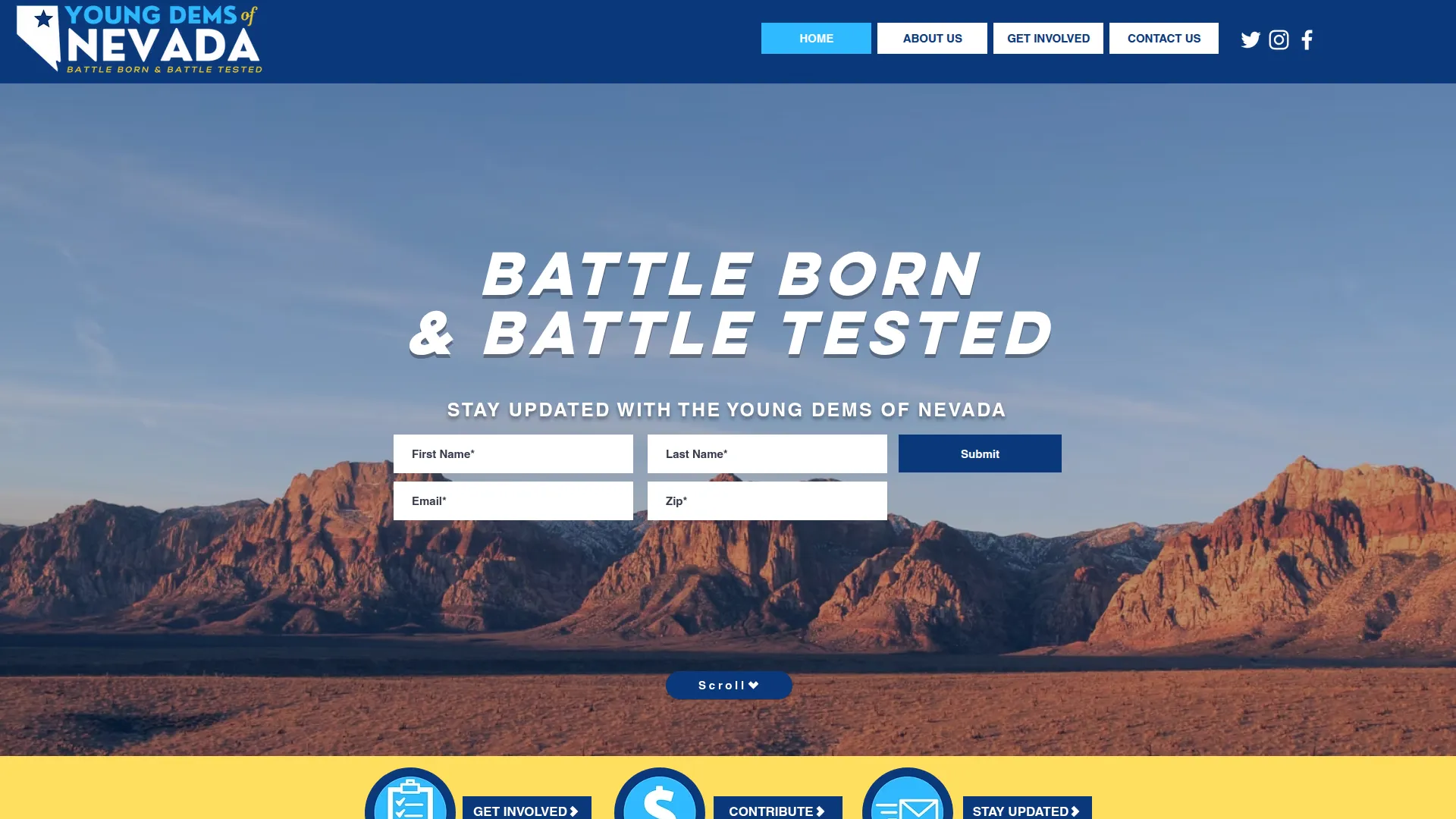 Desktop screenshot of Nevada