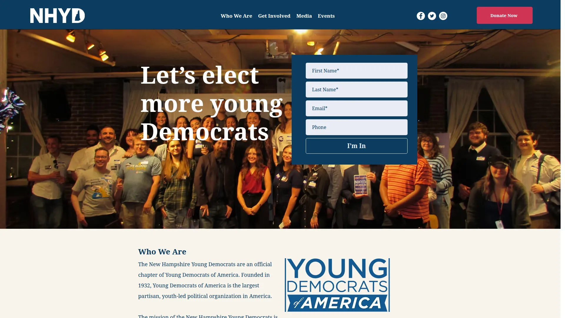 Desktop screenshot of New Hampshire