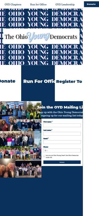 Mobile screenshot of Ohio