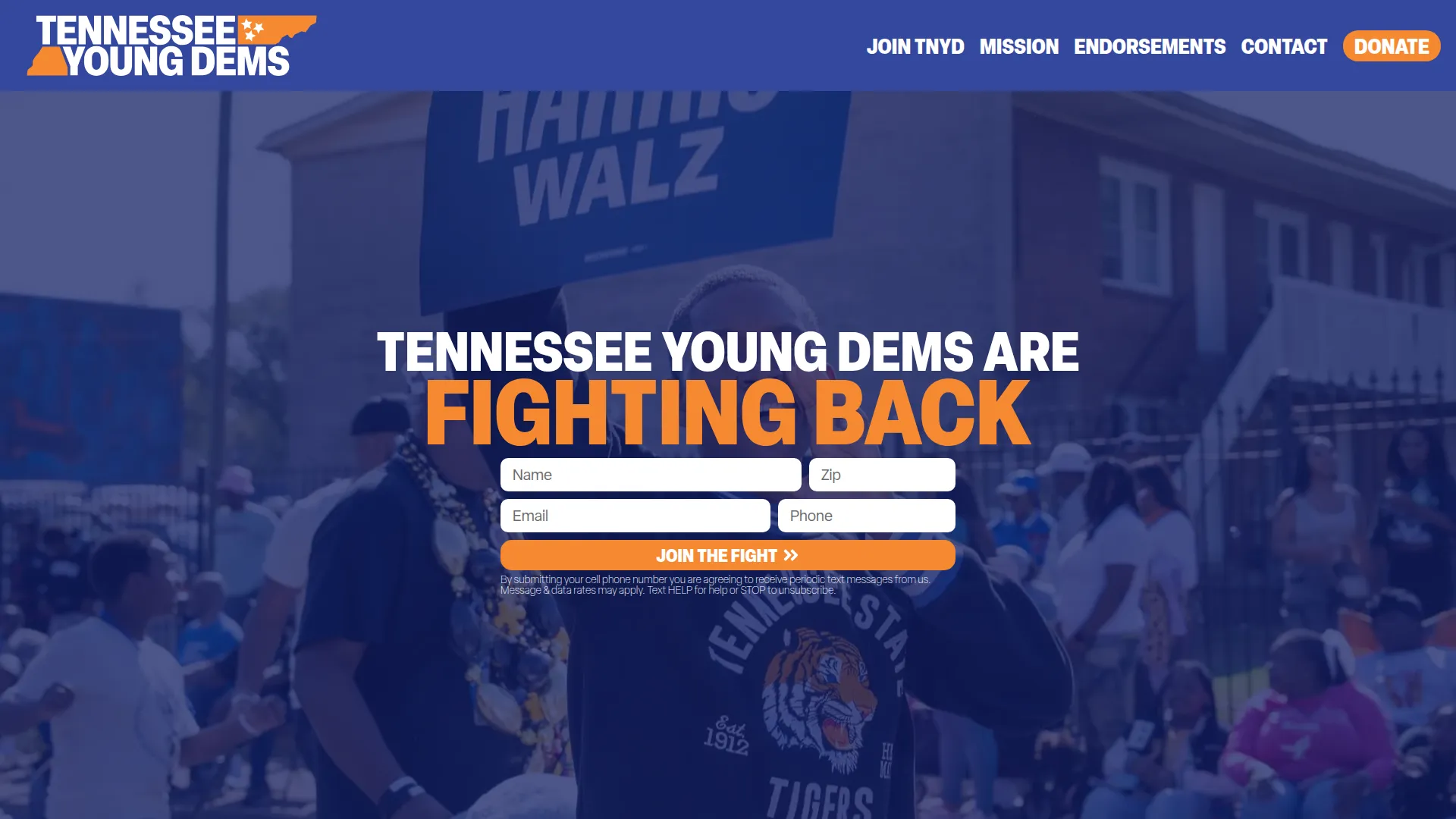 Desktop screenshot of Tennessee