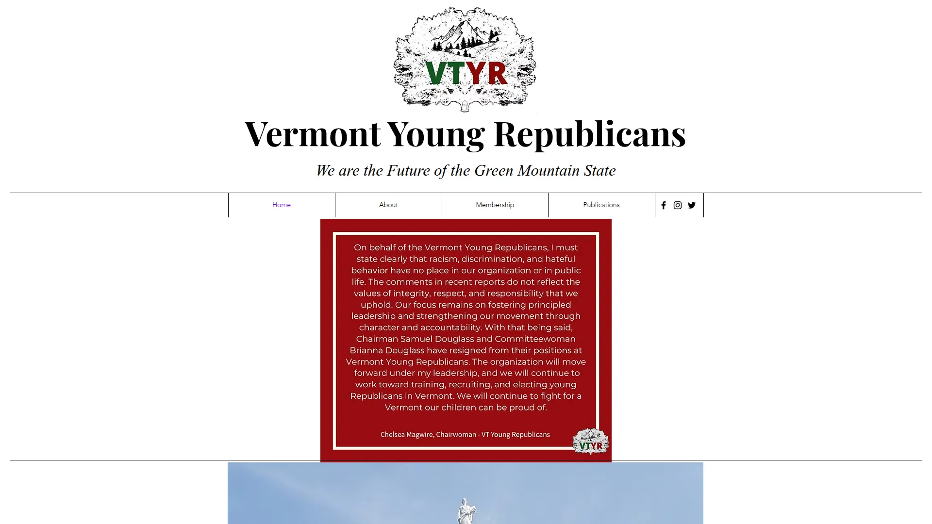 Desktop screenshot of Vermont