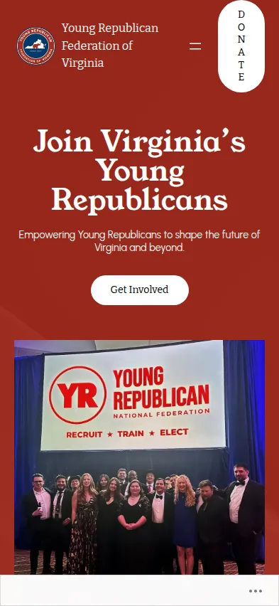 Mobile screenshot of Virginia