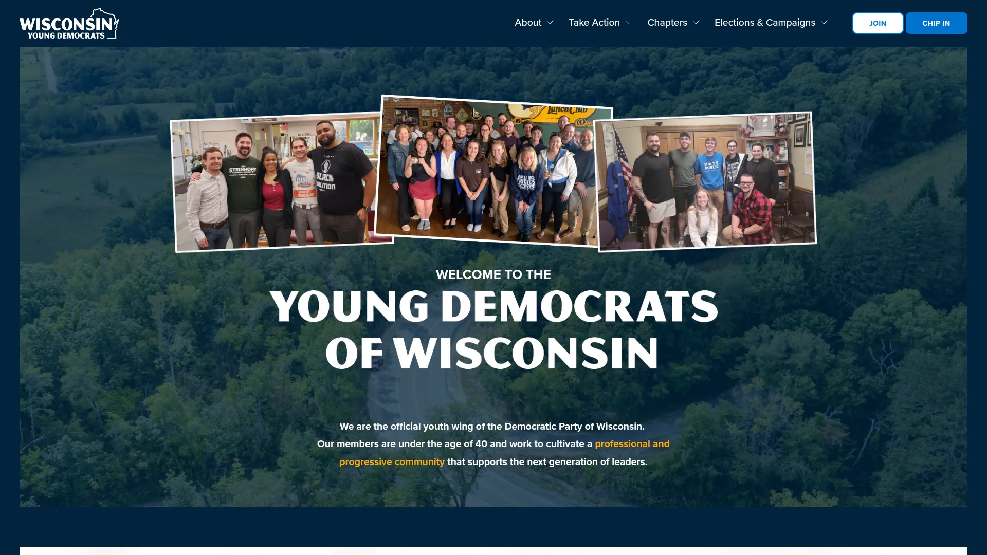 Desktop screenshot of Wisconsin